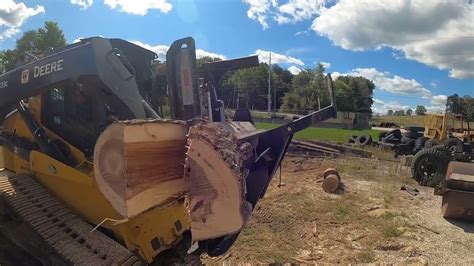 how to build a skid steer mounted firewood processor|skid loader firewood processor attachment.